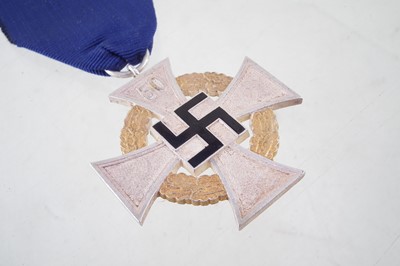 Lot 288 - German WWII Third Reich Faithful Service 50 years class medal.