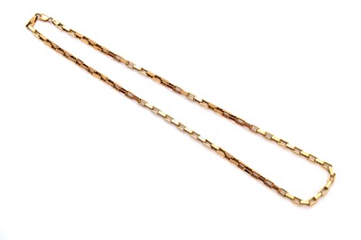 Lot 91 - A 9ct gold chain necklace by Unoaerre