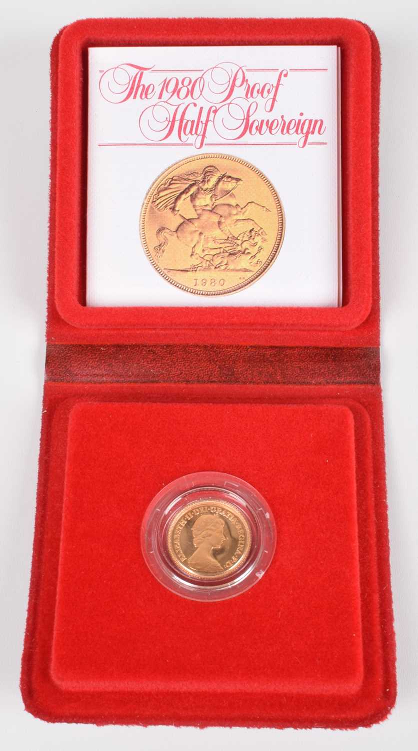 Lot 91 - 1980 Royal Mint, Proof Half-Sovereign.