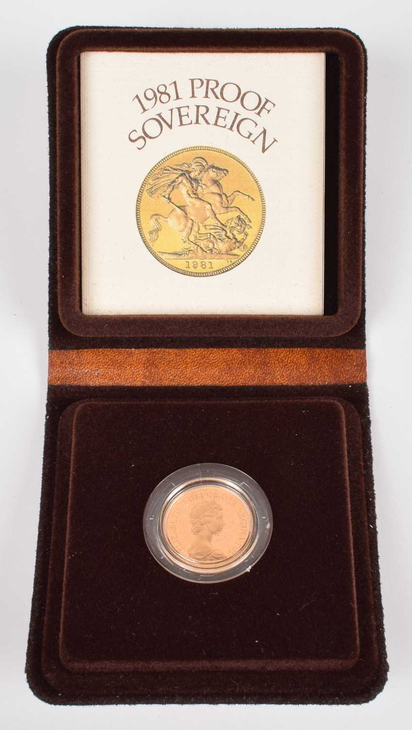 Lot 95 - 1981 Royal Mint, Proof Sovereign.