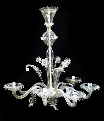 Lot 204 - Murano glass chandelier