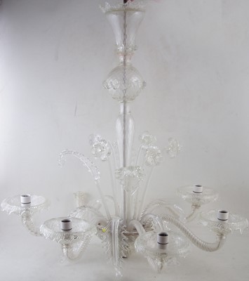 Lot 204 - Murano glass chandelier