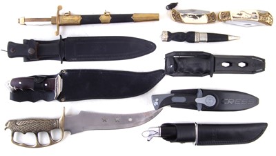 Lot 258 - Ten various modern knives