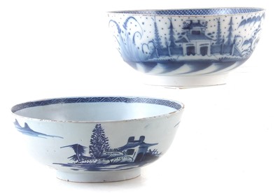 Lot 248 - Delft bowl and a Pearlware bowl.
