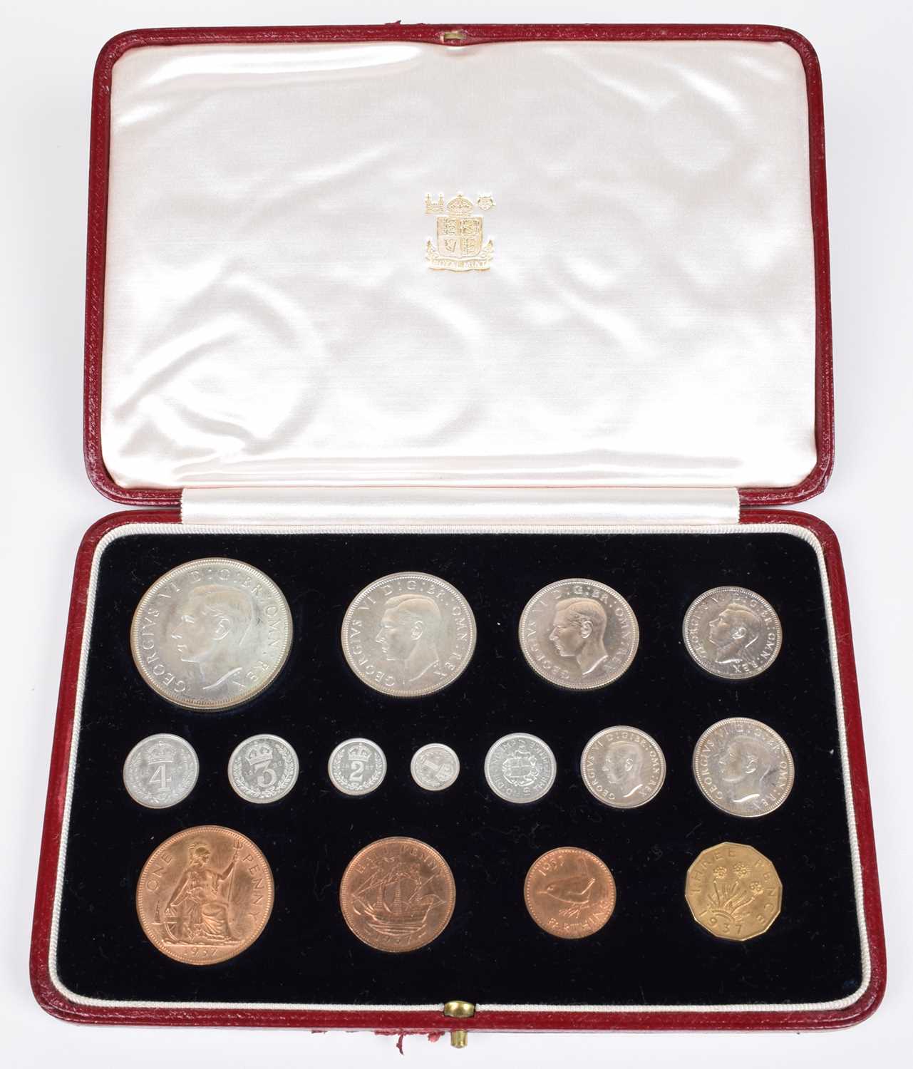 Lot 86 - A Royal Mint George VI 1937 Specimen Coin set.