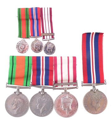 Lot 204 - WWII and later medal group and related items for E.H Woolley