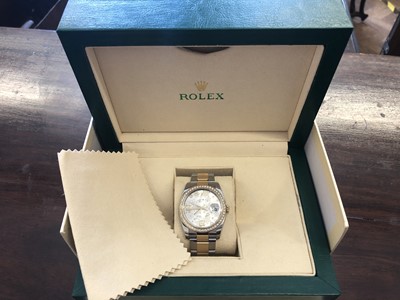 Lot 262 - A steel and gold Rolex Oyster Perpetual Datejust wristwatch