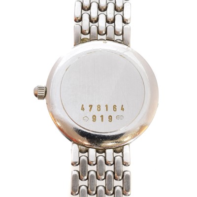 Lot 264 - An 18ct gold diamond Chopard watch