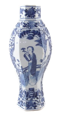 Lot 285 - Chinese hexagonal vase