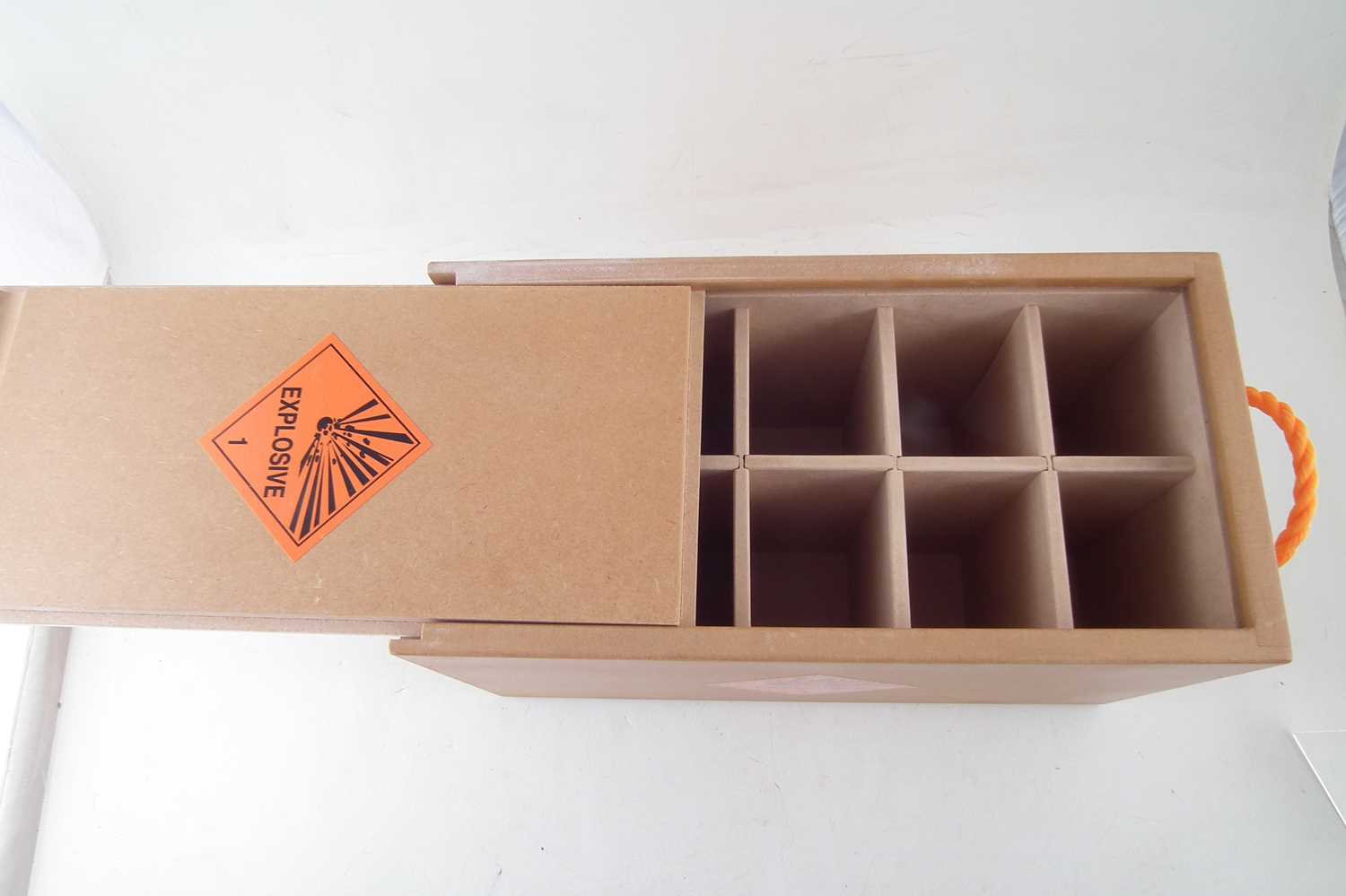 Lot 183 Black powder storage box.