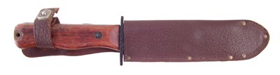 Lot 245 - RAF Type D survival knife and scabbard
