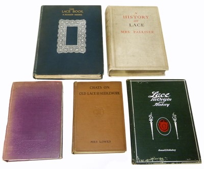 Lot 69 - Five Reference Books on Lace and Needlework