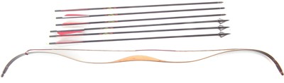 Lot 293 - Quicks Classic Hunter Recurve bows and arrows