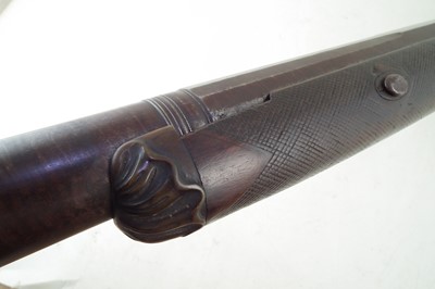 Lot 126 - English 8 bore percussion Pigeon Gun by Jackson of London