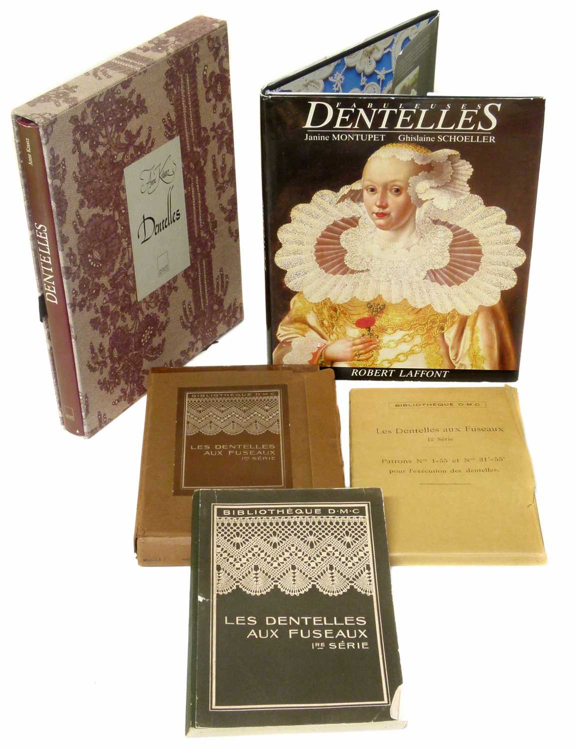 Lot 63 - Three Refrence books on the subject of Dentelles