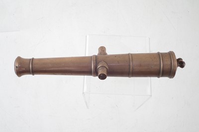 Lot 209 - Bronze signal cannon barrel