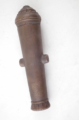 Lot 208 - Bronze signal cannon barrel