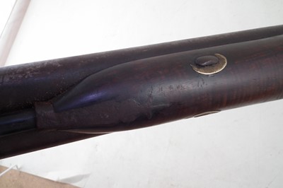 Lot 125 - Percussion double barrel shotgun