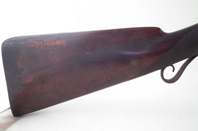 Lot 125 - Percussion double barrel shotgun