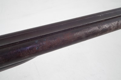 Lot 125 - Percussion double barrel shotgun