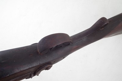 Lot 125 - Percussion double barrel shotgun