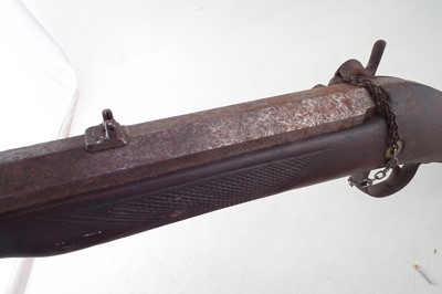 Lot 69 - 4 bore percussion rifle
