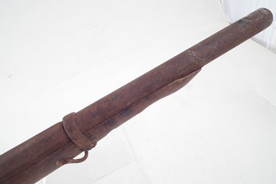 Lot 73 - Barrel and stock of a Percussion sporting gun