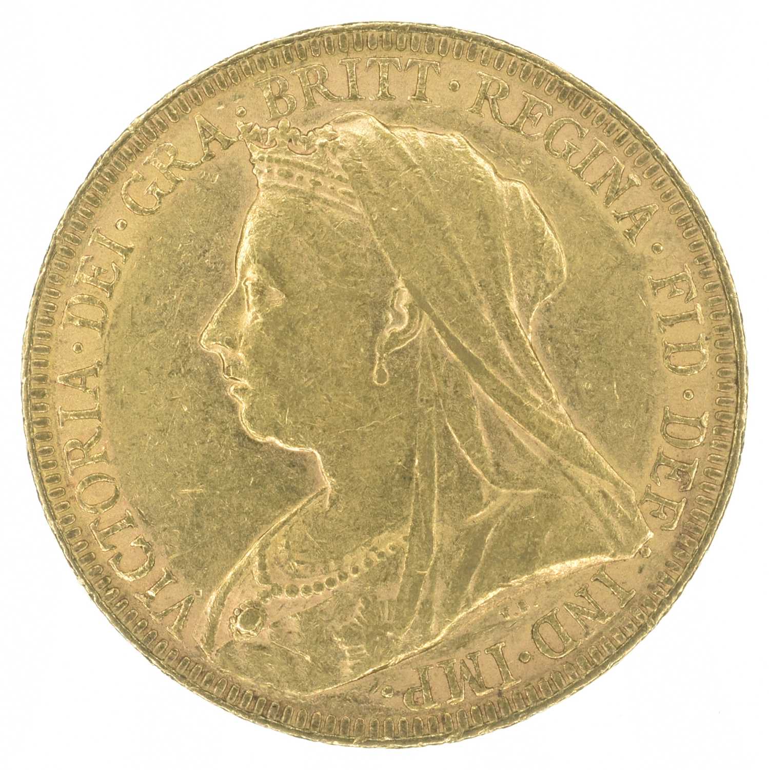 Lot 79 - Queen Victoria, Sovereign, 1893, London Mint.