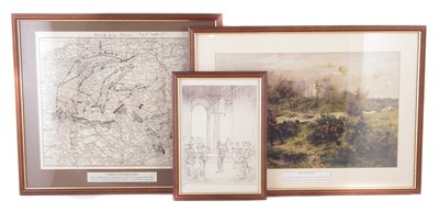 Lot 284 - Collection of twelve WWI framed prints