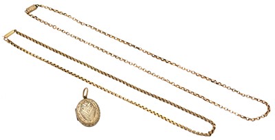 Lot 83 - Two chain necklaces