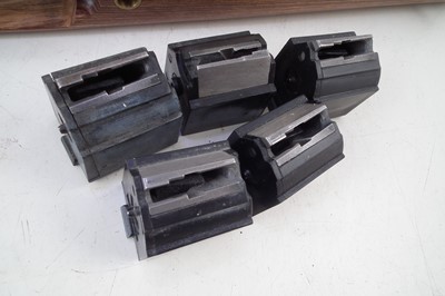 Lot 160 - Five Ruger 10/22 magazines and two stock