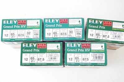 Lot 163 - Five boxes (125) Eley Bismuth Forest Grand Prix HV cartridges