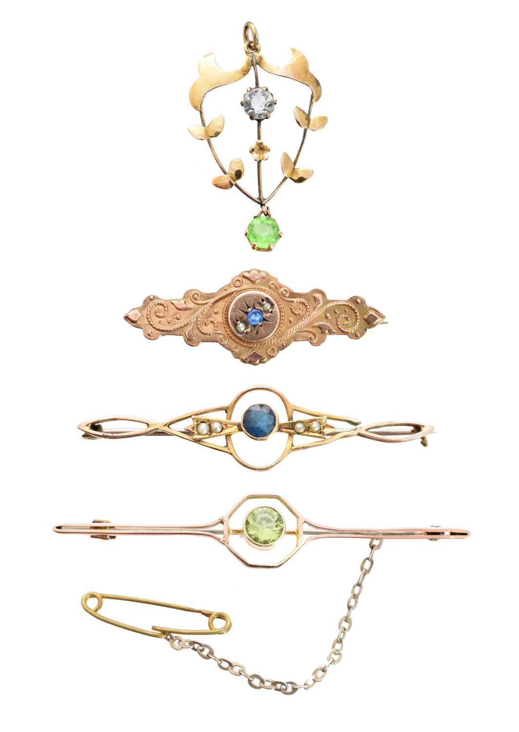 Lot 29 - A selection of early 20th century jewellery