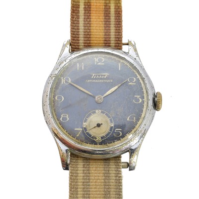 Lot 203 - A Tissot Antimagnetique stainless steel watch