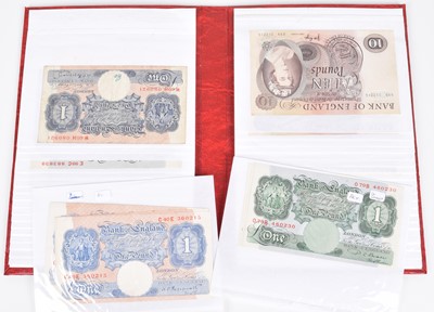 Lot 36 - Selection of British banknotes from Ten Shillings to Ten Pounds (41).