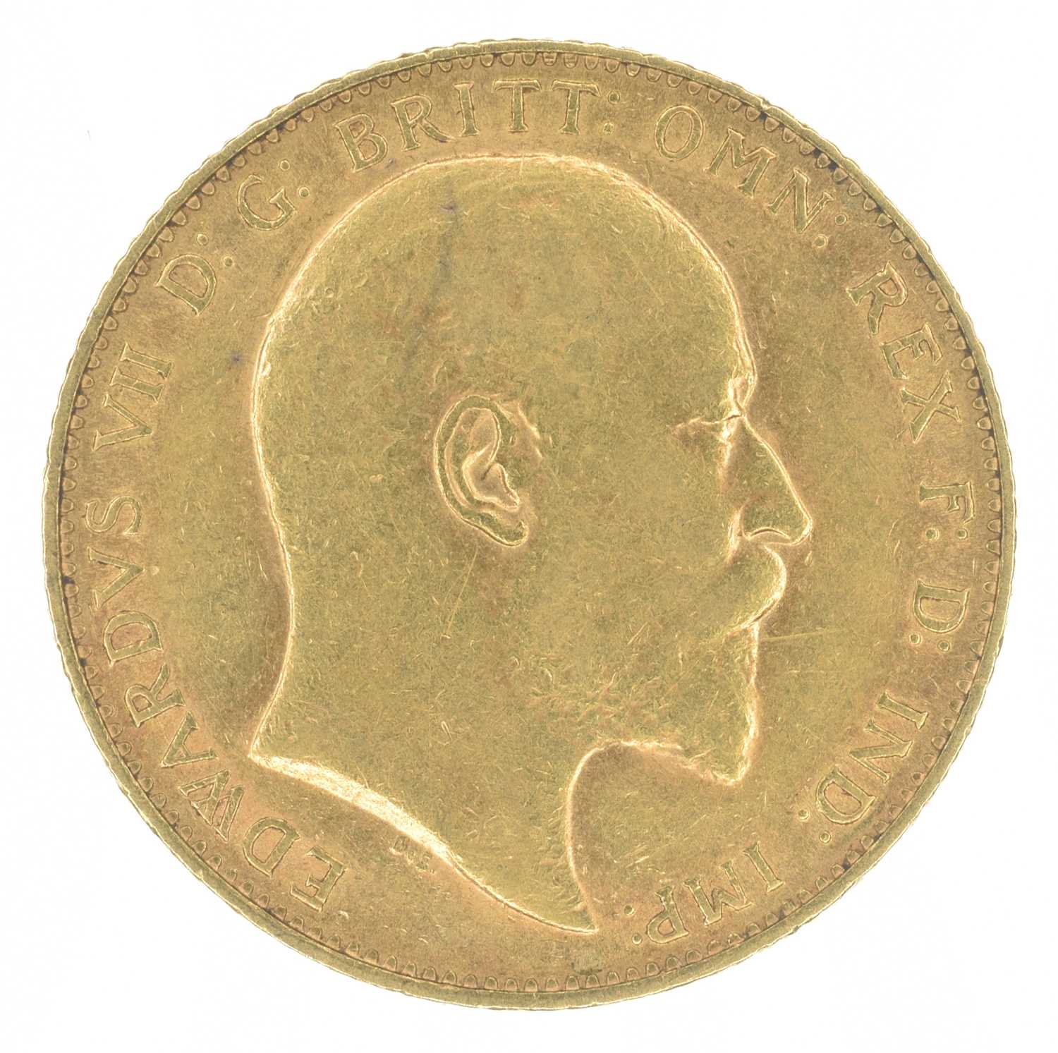 Lot 42 - King Edward VII, Sovereign, 1907, London Mint.