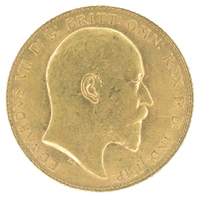 Lot 43 - King Edward VII, Sovereign, 1910, London Mint.