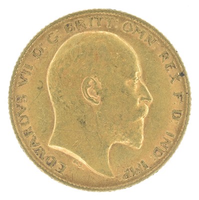 Lot 44 - King Edward VII, Half-Sovereign, 1908, London Mint.