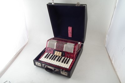 Lot 41 - Bell piano accordion in case