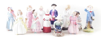 Lot 111 - Twelve Royal Doulton figures of children