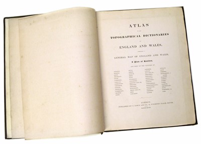 Lot 84 - Lewis's Topographical Dictionary of England and Wales, one volume.