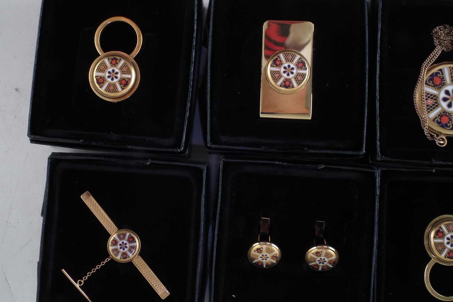 Lot 101 Collection of Royal Crown Derby Jewellery,