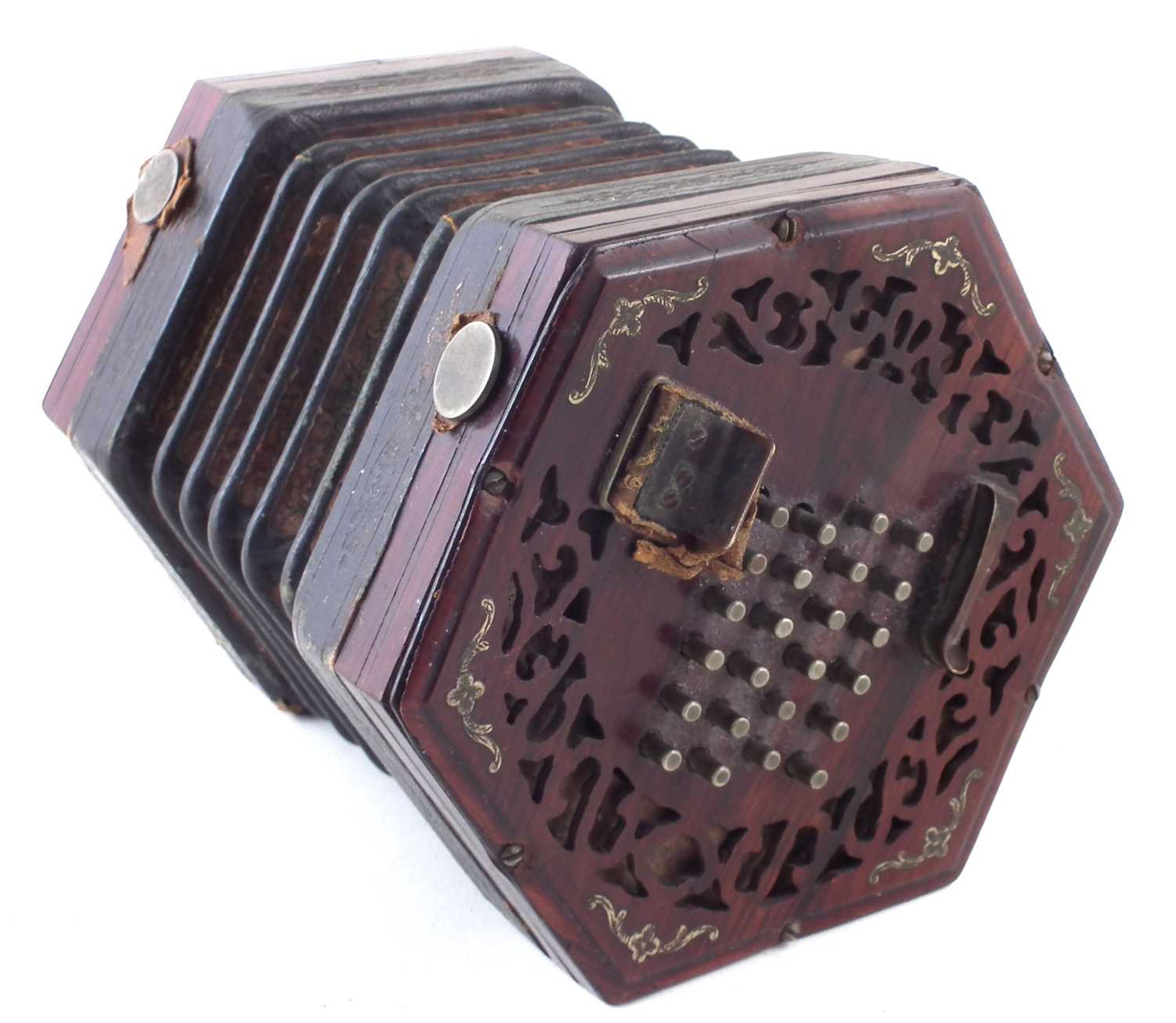 Lot 40 - Lachenal concertina