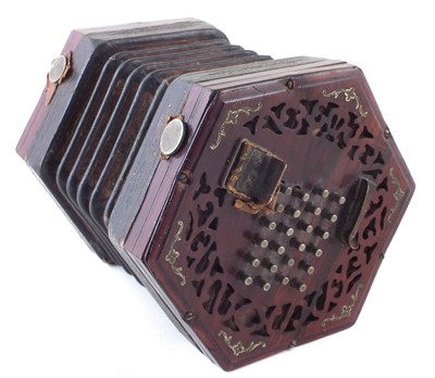 Lot 40 - Lachenal concertina