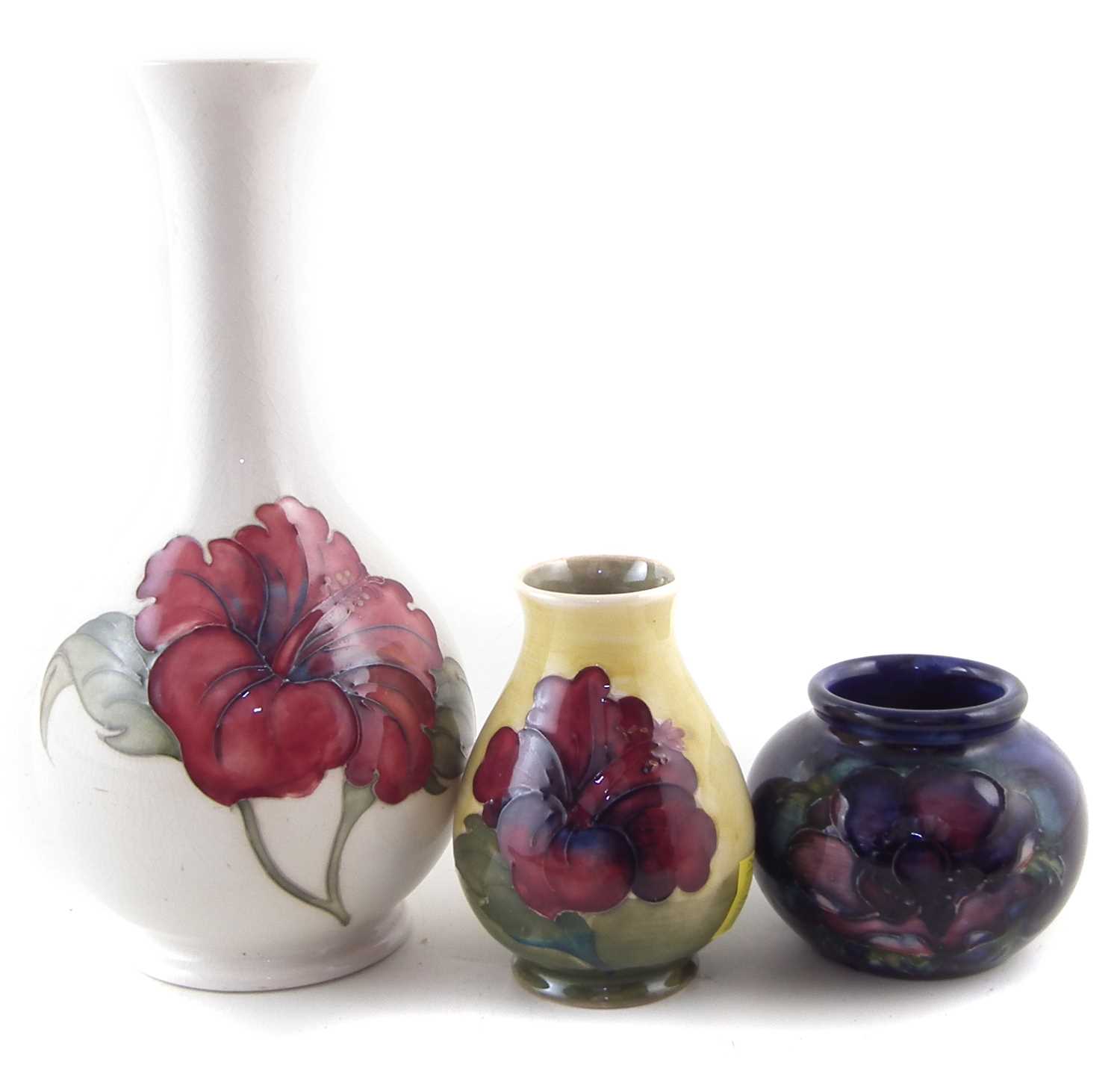 Lot 200 - Three Moorcroft vases