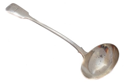 Lot 168 - A Victorian silver ladle