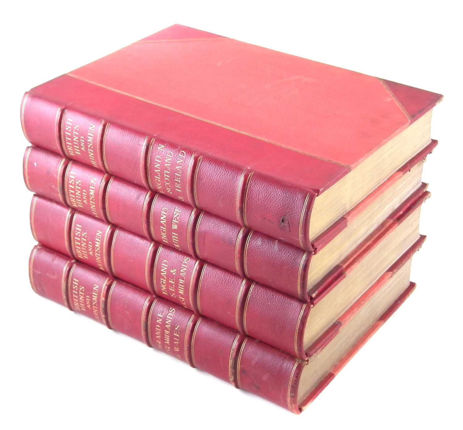 Lot 17 - British Hunts & Huntsmen', books in four volumes