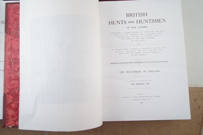 Lot 17 - British Hunts & Huntsmen', books in four volumes