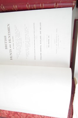 Lot 17 - British Hunts & Huntsmen', books in four volumes
