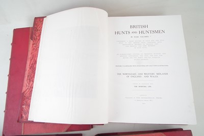 Lot 17 - British Hunts & Huntsmen', books in four volumes